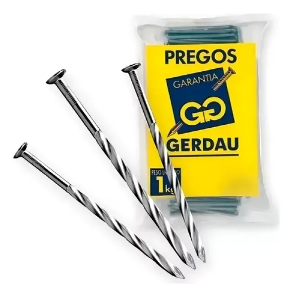 Prego 15x18 Ardox 1kg - Gerdau
