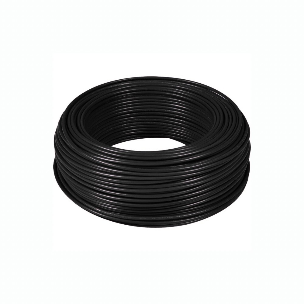 Cabo Flexivel 10,00mm Preto - Rcm