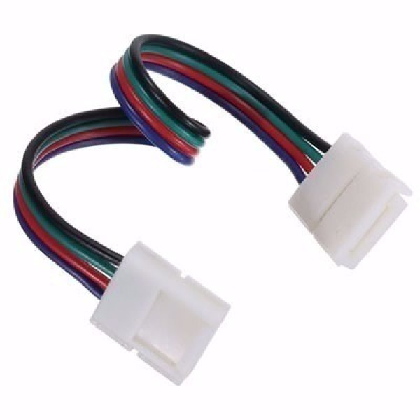 Cabo P/ Fita Led Emenda Duplo Rgb