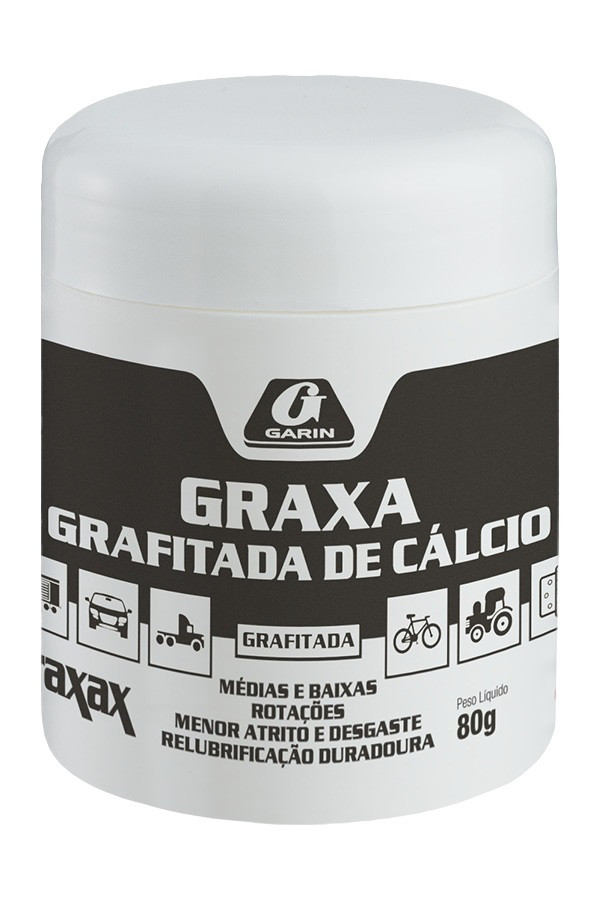 Graxa Grafitada de Calcio - 80gr