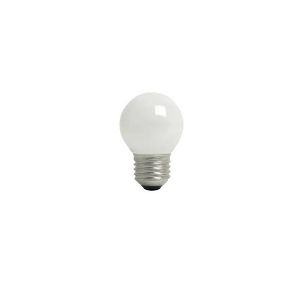 Lampada Bolinha Bg45 Leitosa E27 15w 127v