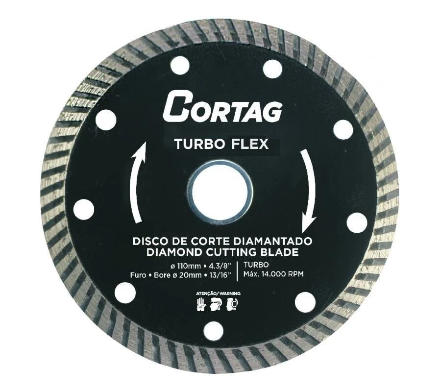 Disco Cortag Diam Turbo Flex 115mm Pto 61549