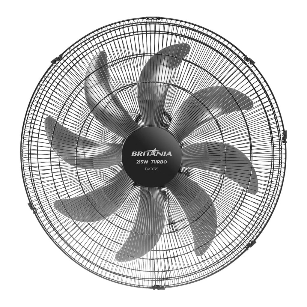 Ventilador de Parede Britânia Bvt675 Tecnologia Max Force 215w 220v