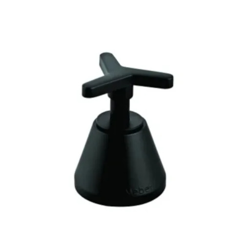 Acabamento para Registro 15 1/2 3/4 e 1  D Preto Matte