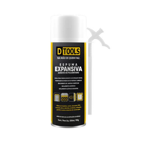 Espuma Expansiva Poliuretano 300ml-190g Dtools