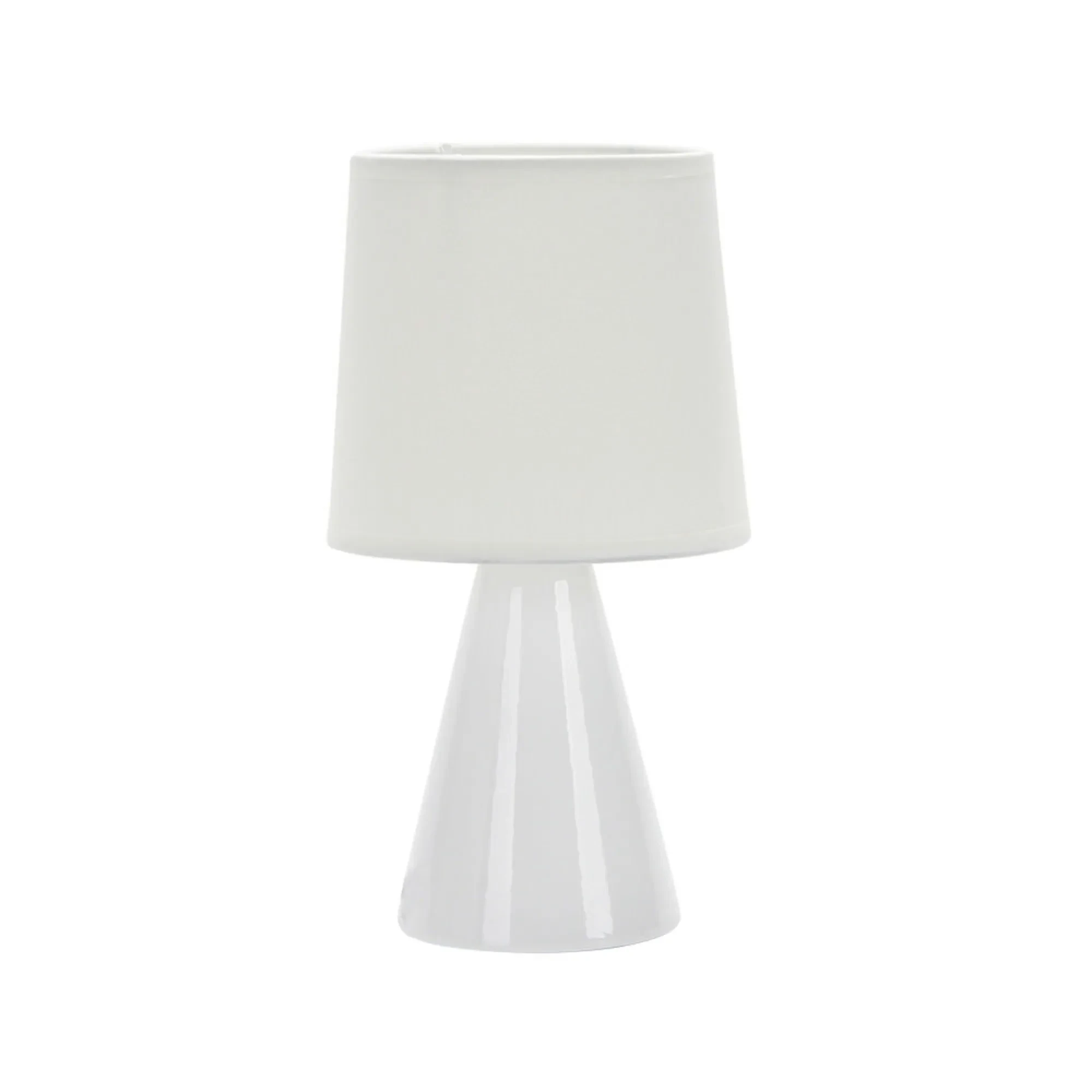 Abajur de Cerâmica Pottery E27 Branco 25cm