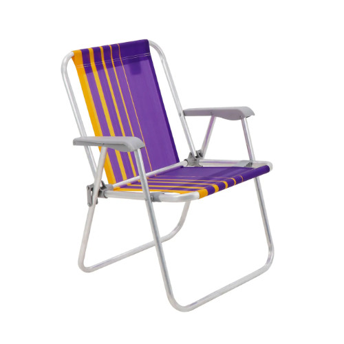 Cadeira Alta Samoa Roxo/amarelo