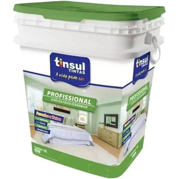 Acrilico Fosco Profissional A.canario Tinsul 18,0 Lt