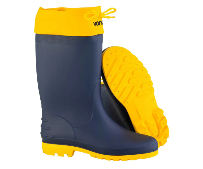 Bota Borracha Polaina Cano Medio 41/42 Vonder