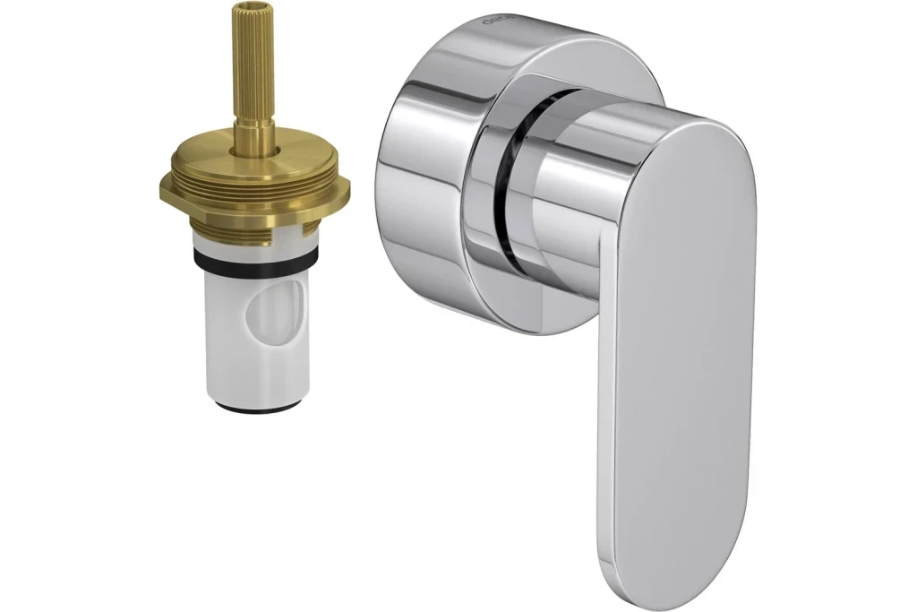 Acabamento de Registro de Gaveta e Pressão 1/2'' e 3/4'' Drop Cromado