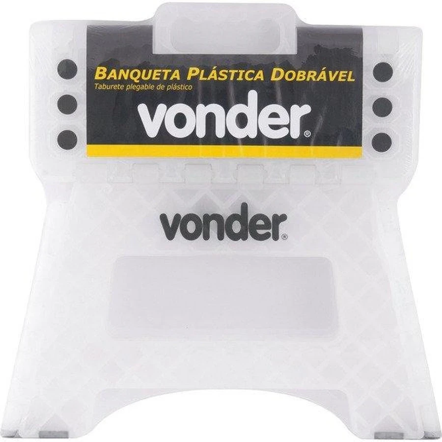 Banqueta Plastica Vonder Dobravel 22cm  3540022000