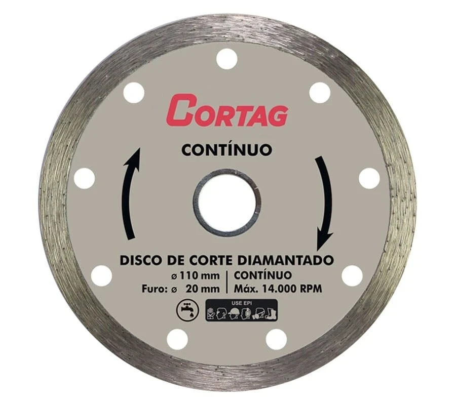 Disco Cortag Diam Continuo 110mm 60697