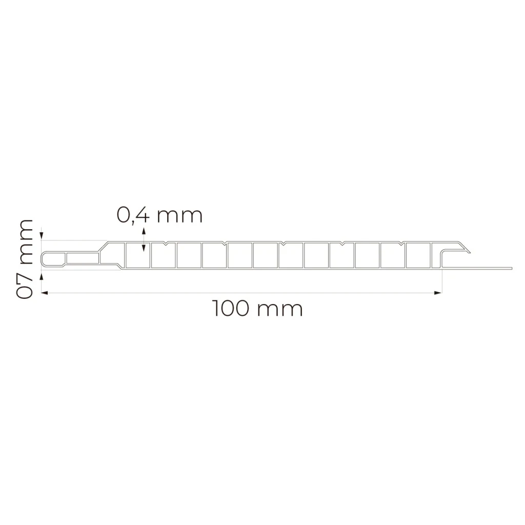 Forro Pvc 10cm Versati Frisado Plasbil 7m