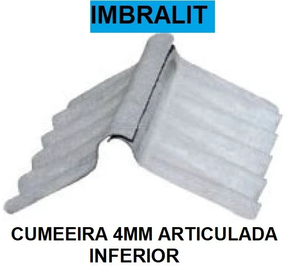 Cumeeira Art. Inferior Imbralit 4mm S/ Amianto