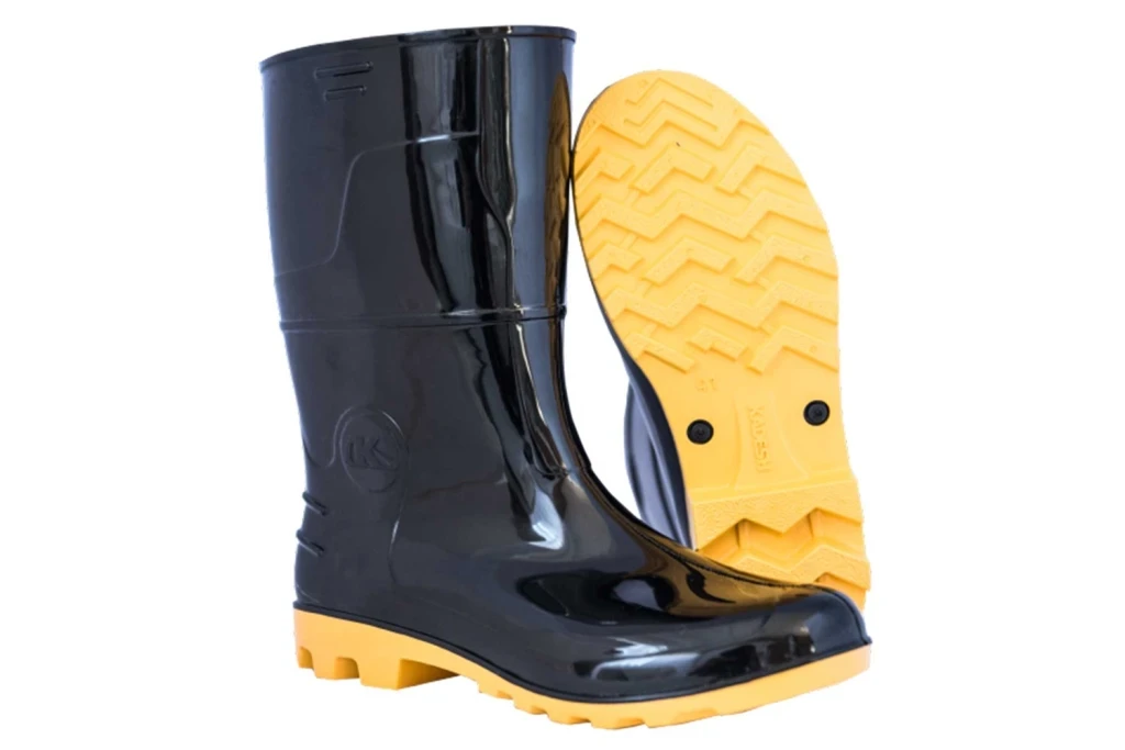Bota Pvc Cano Médio Safety Boots Preta Tamanho 42