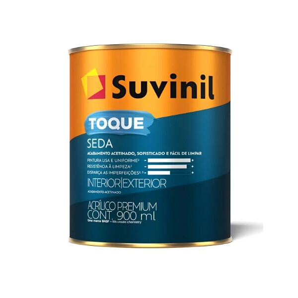Suvinil Acr Premium Toque Seda Acetinado Base B 0,81lt