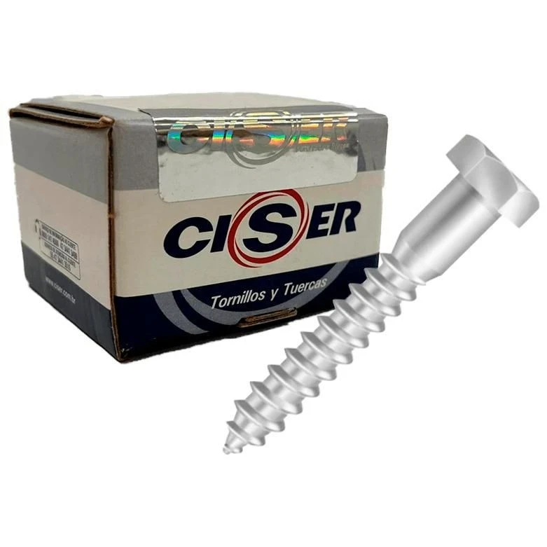 Parafuso Ciser Sextavado Rosca Soberba 1/4 X  100 28017401
