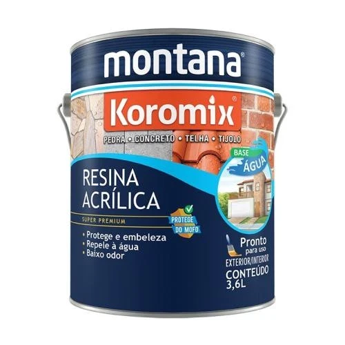 Resina Montana Incolor 3,6lt B. Agua