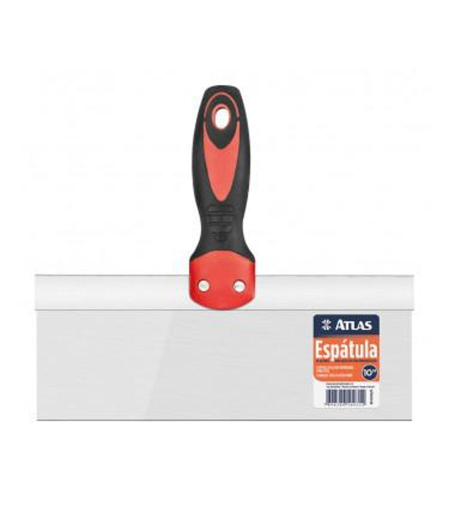 Espátula Retangular de Inox para Drywall 10” - Atlas