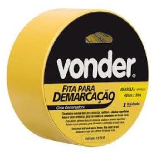 Fita Demarcacao 48x30m Amarela Vonder
