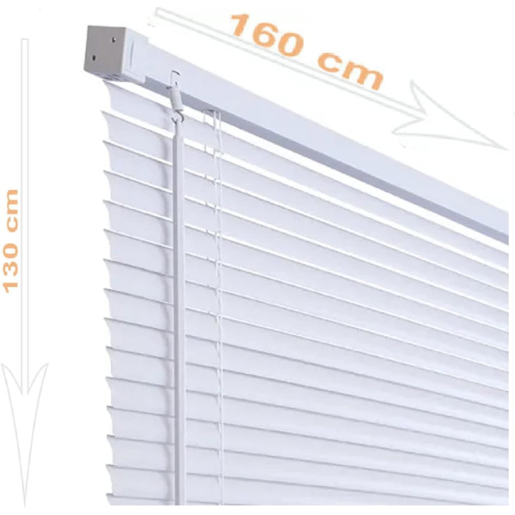 Persiana Horizont Plástico 160x130 Cm 4 Peças, Pincéis Atlas, Branco