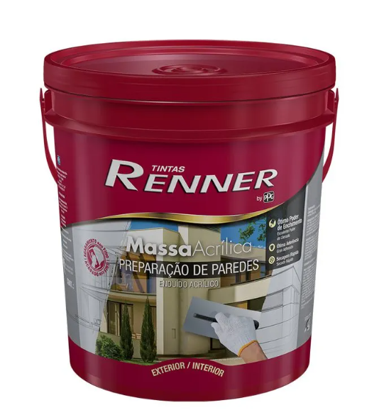 Massa Acrílica Premium 30kg Renner