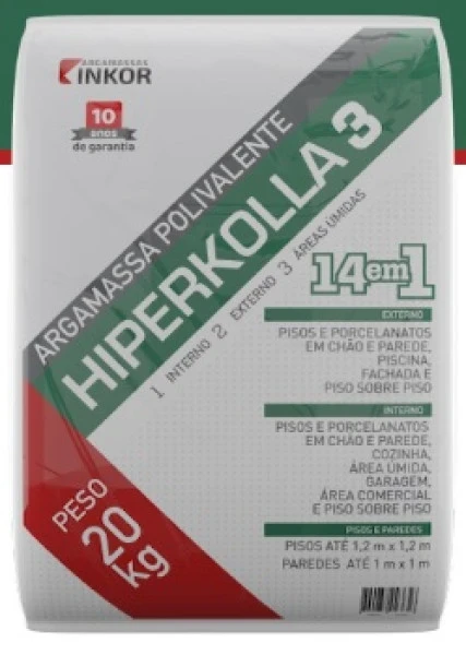 Cimento Cola Ac3 Hiperkolla Inkor 20kg