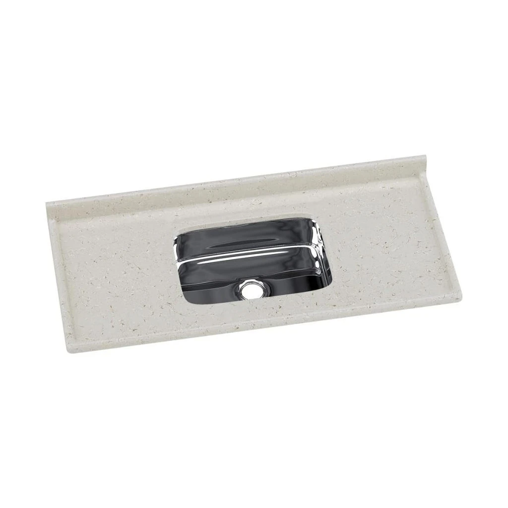 Pia Marmorite Travertino ( Tr ) * Cuba Inox * 120x55 Rorato
