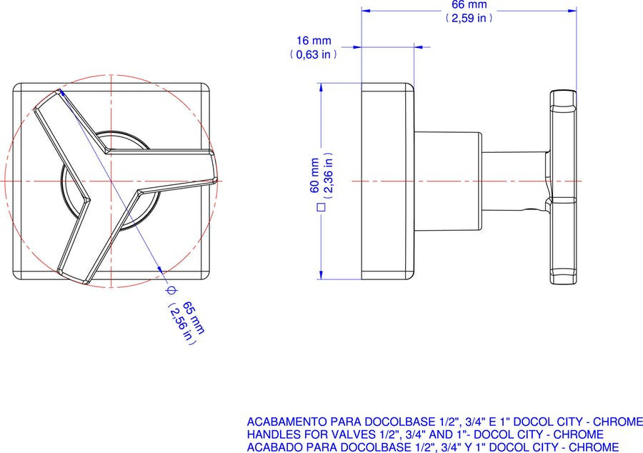 Acab Reg Docol City 1/2 a 1''   Cr