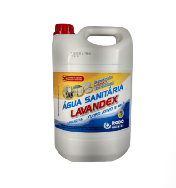 água Sanitária 5l Lavandex