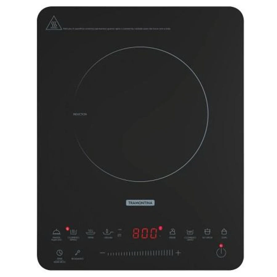 Cooktop Tramontina Portatil Glass  Elet. Inducao Slim Touch 1q / Ei30