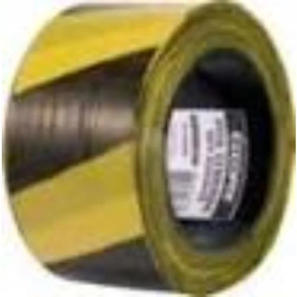 Fita Zebrada Preto/amarelo 100m