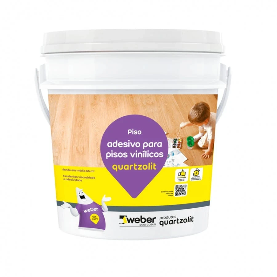 Adesivo para Pisos Vinílicos 18kg - Quartzolit
