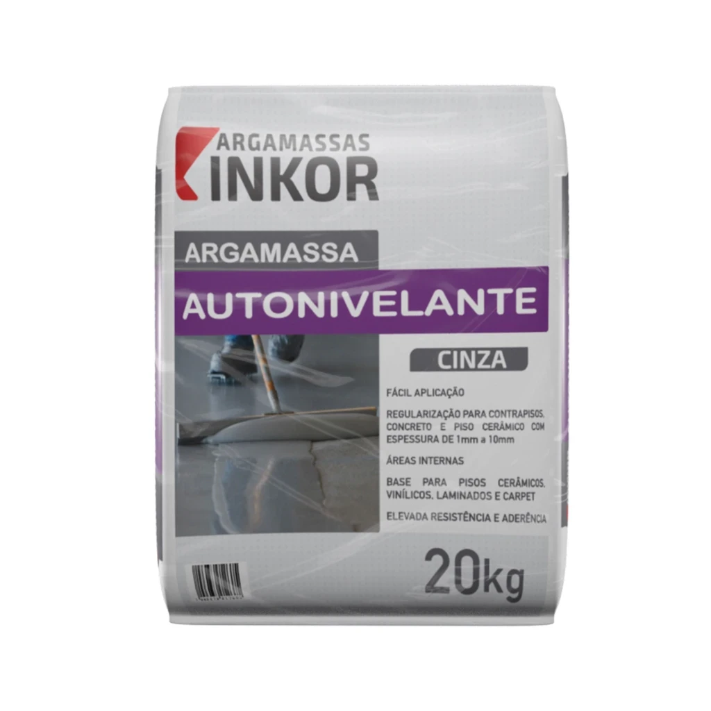 Massa Niveladora P/piso Vinilico Cinza Inkor 20kg