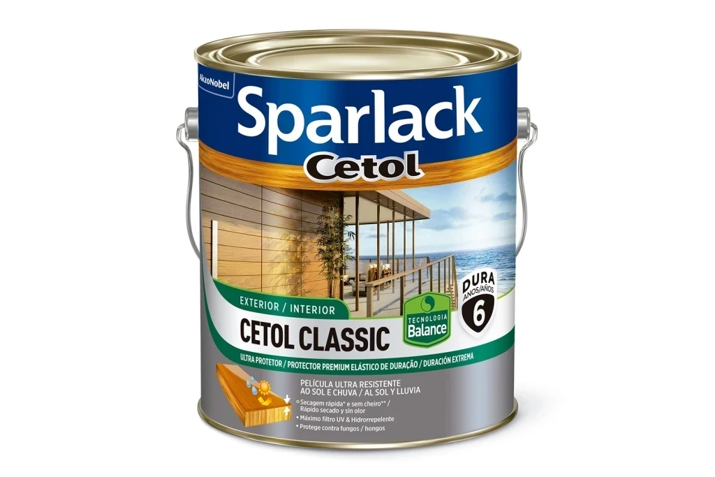 Cetol Sparlack 3,6l Canela Acetinado Base Agua