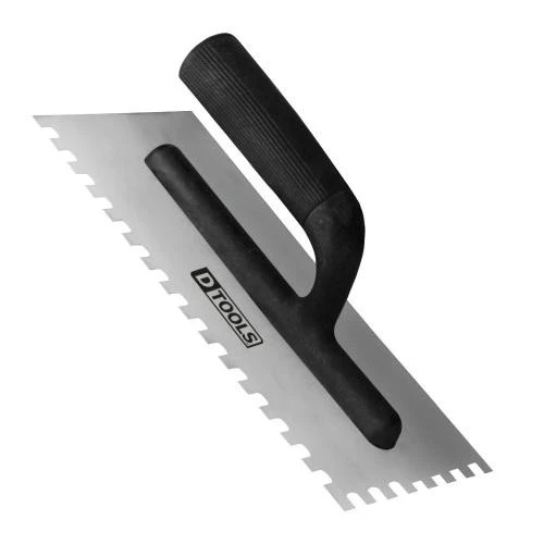 Desempenadeira Aço Dentada Cabo Aberto 12 X 26cm - Dtools