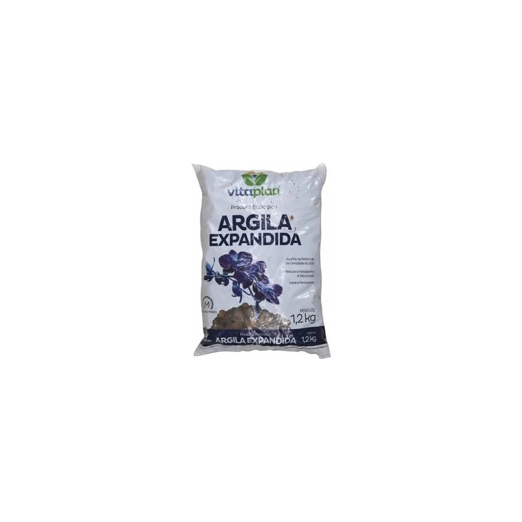 Argila Expandida Media 1,2 Kg Unica
