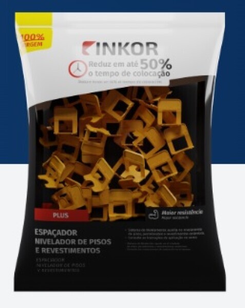 Clips Inkor 2,0mm Plus - Pacote 50 Peças