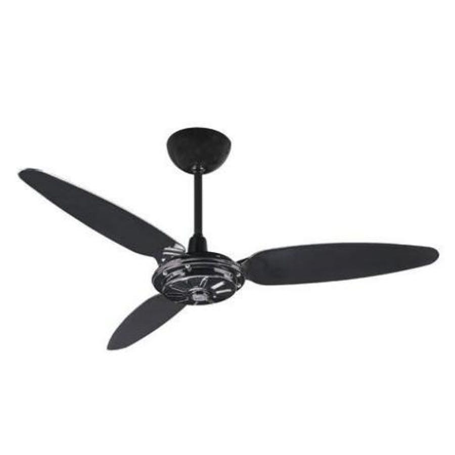 Ventilador de Teto Comercial com Três Pás Preto 220v - Ventisol