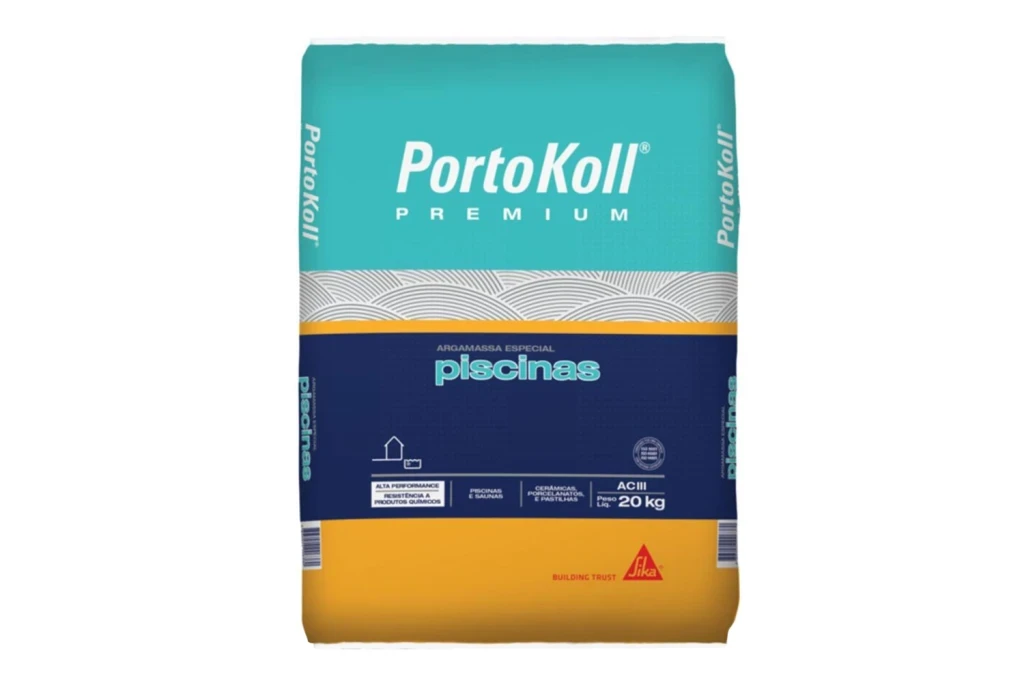 Argamassa Especial Portokoll Piscina Cinza 20kg