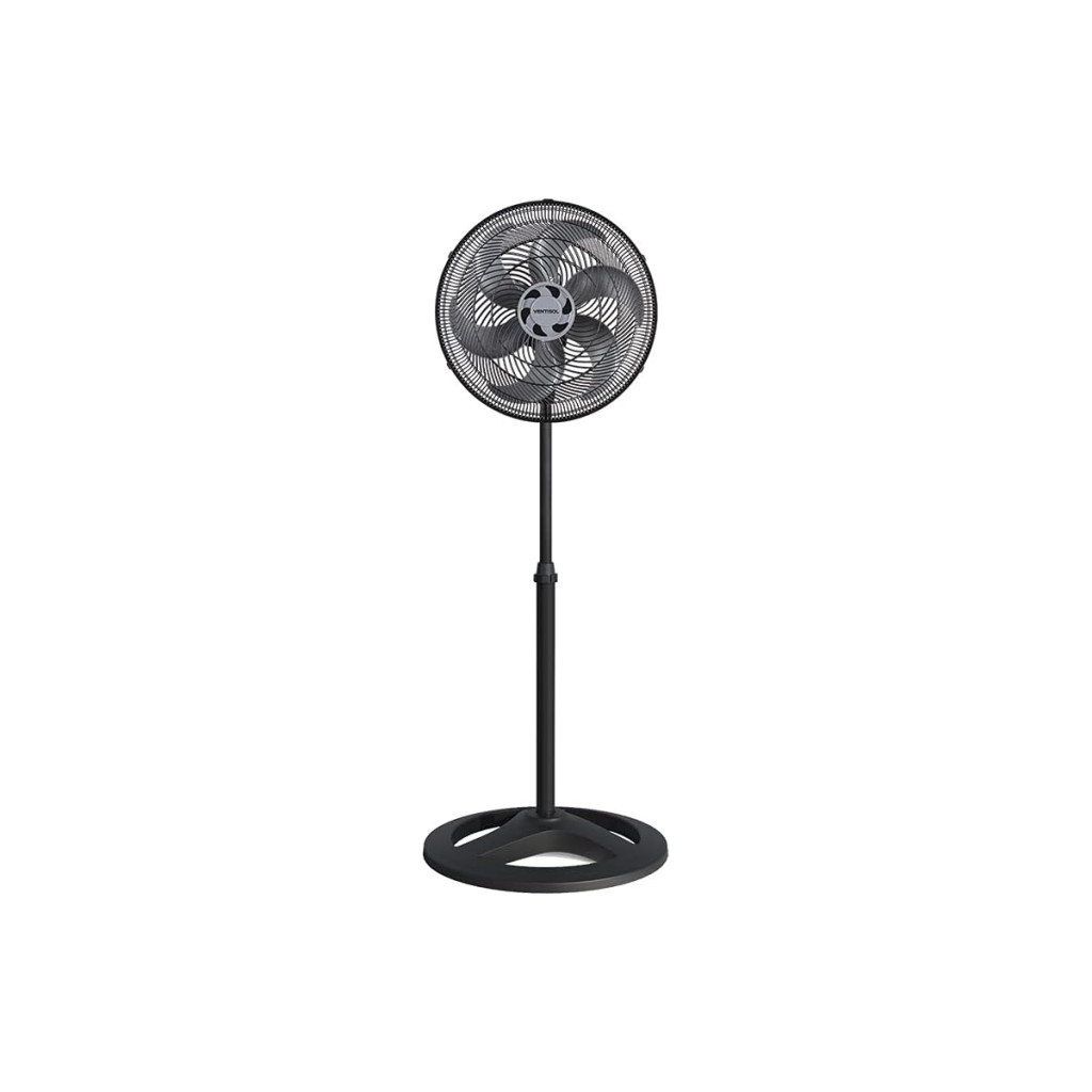 Ventilador de Coluna Oscilante, Turbo 6 Pás Premium, Preto, 40cm, 220v Ventisol