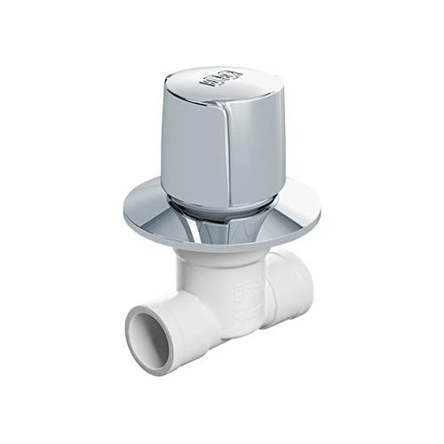 Herc Registro Pvc Facilita 20mm Br C/acab. Cromado