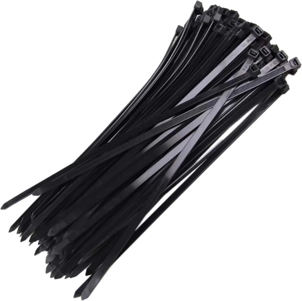 Abracadeira Nylon Preta 7,6x500 Unidade