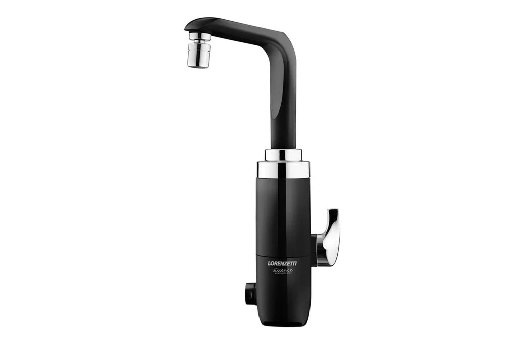 Torneira Elétrica de Mesa Essence 5500w 220v Preto Cromado