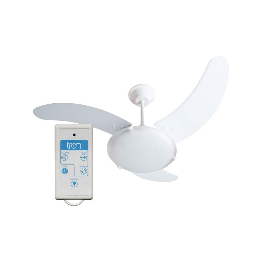 Ventilador Aura 220v 3p, Tron, Branco