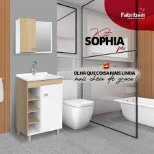 Fabribam Kit Sophia C/pes 60cm Carvalho - 256011