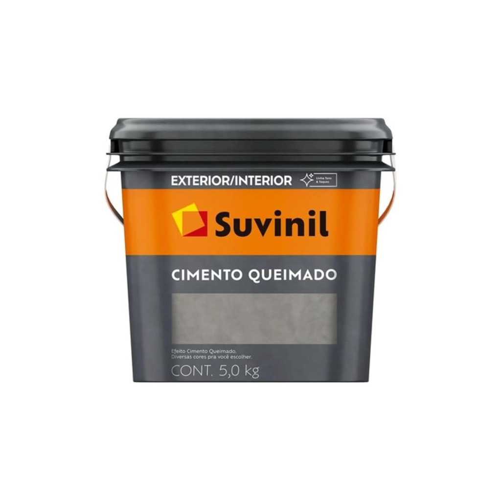 Cimento Queimado Suvinil 5kg Várias Cores (túnel de Concreto)
