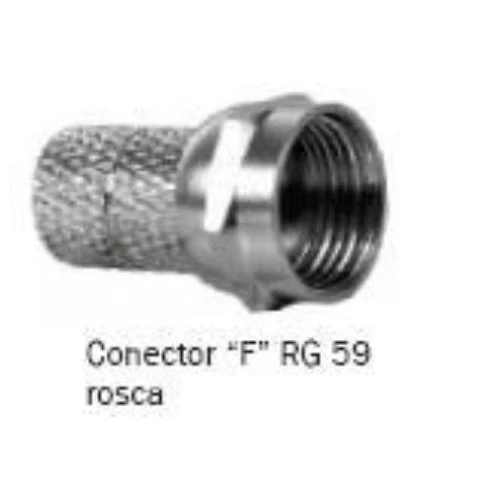 Conector Macho C/rosca P/cabo Coaxial