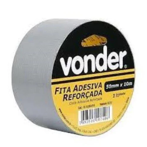 Fita Tape 50mm X 10m Prata Vonder - 10.10.050.010