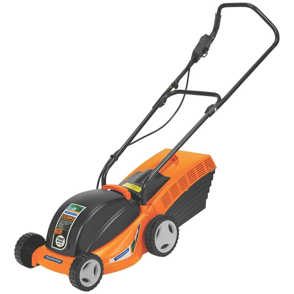 Cortador de Grama Elétrico 1100 W Corte de 30 Cm Chassi Plástico com Recolhedor - Ce30p2